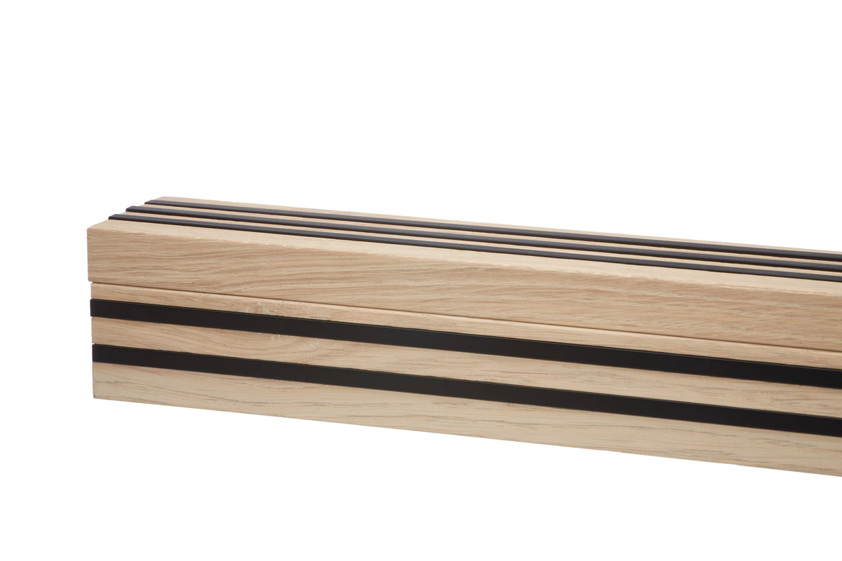 Black Powder Coated Aluminium Feature Strip