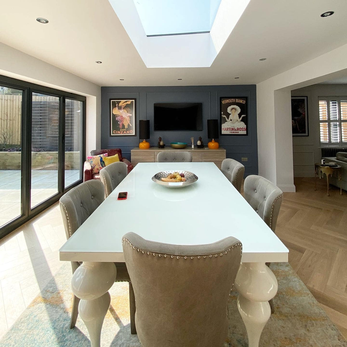 AR8459F Ashton &amp; Rose Lune - Floating Herringbone Free Sample