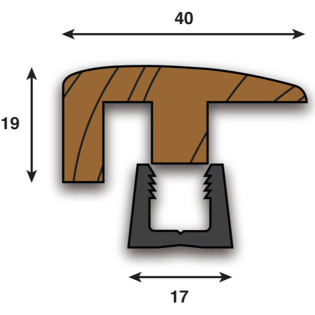 End Profile - 1m - Colour Matched