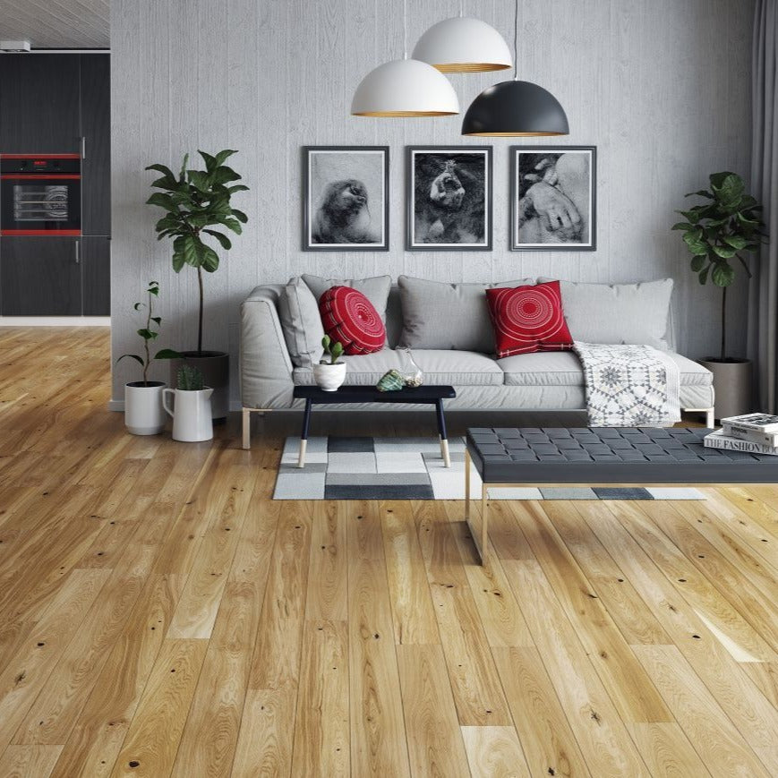 Lacquered Engineered wood flooring in natural colour (5466174718109)