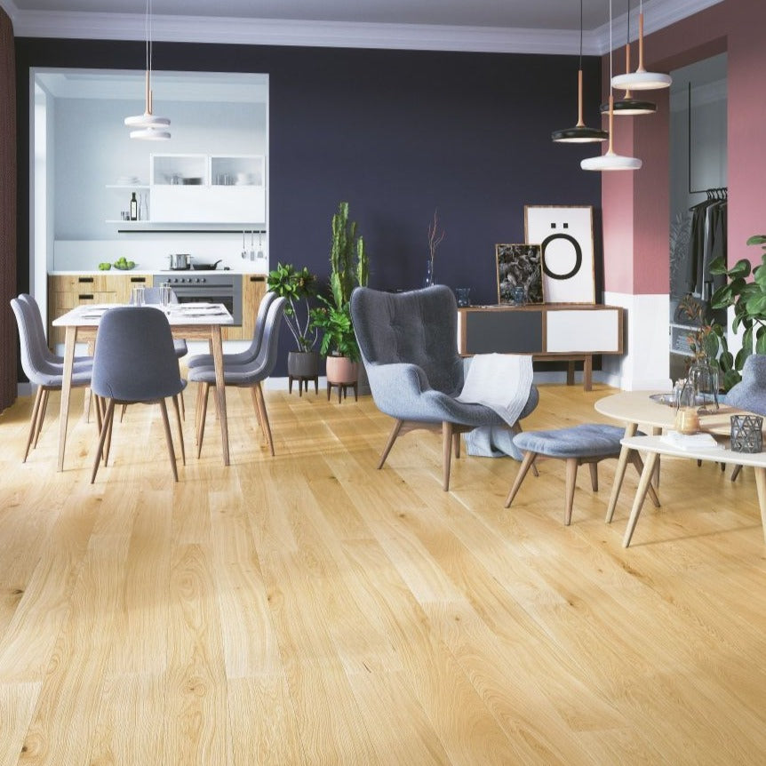 Engineered wood flooring in natural colour (5467712553117)