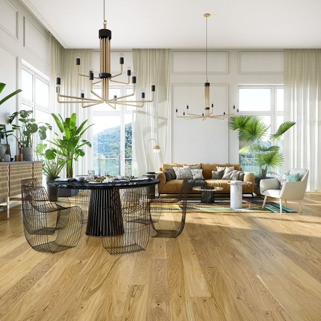 Matt lacquered natural wood flooring (5467728019613)