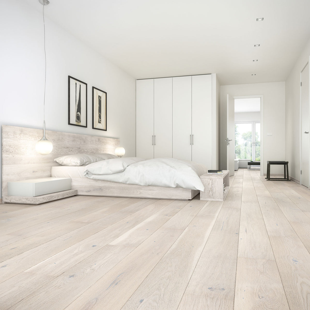 Light wide engineered flooring (5467753808029)