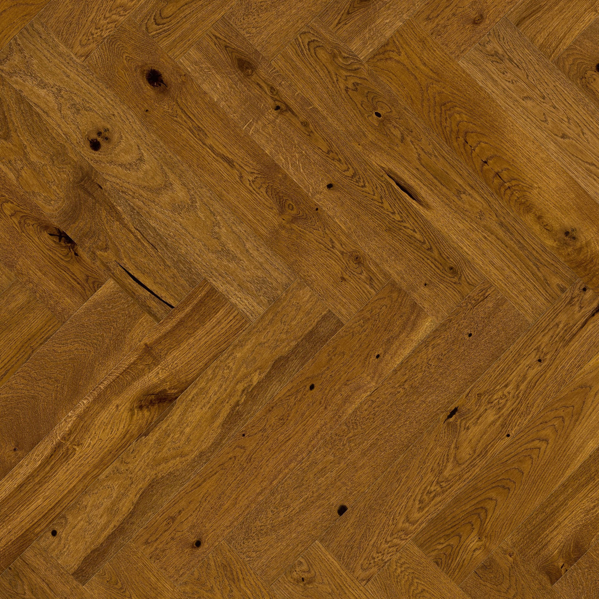Brown wood flooring herringbone plank