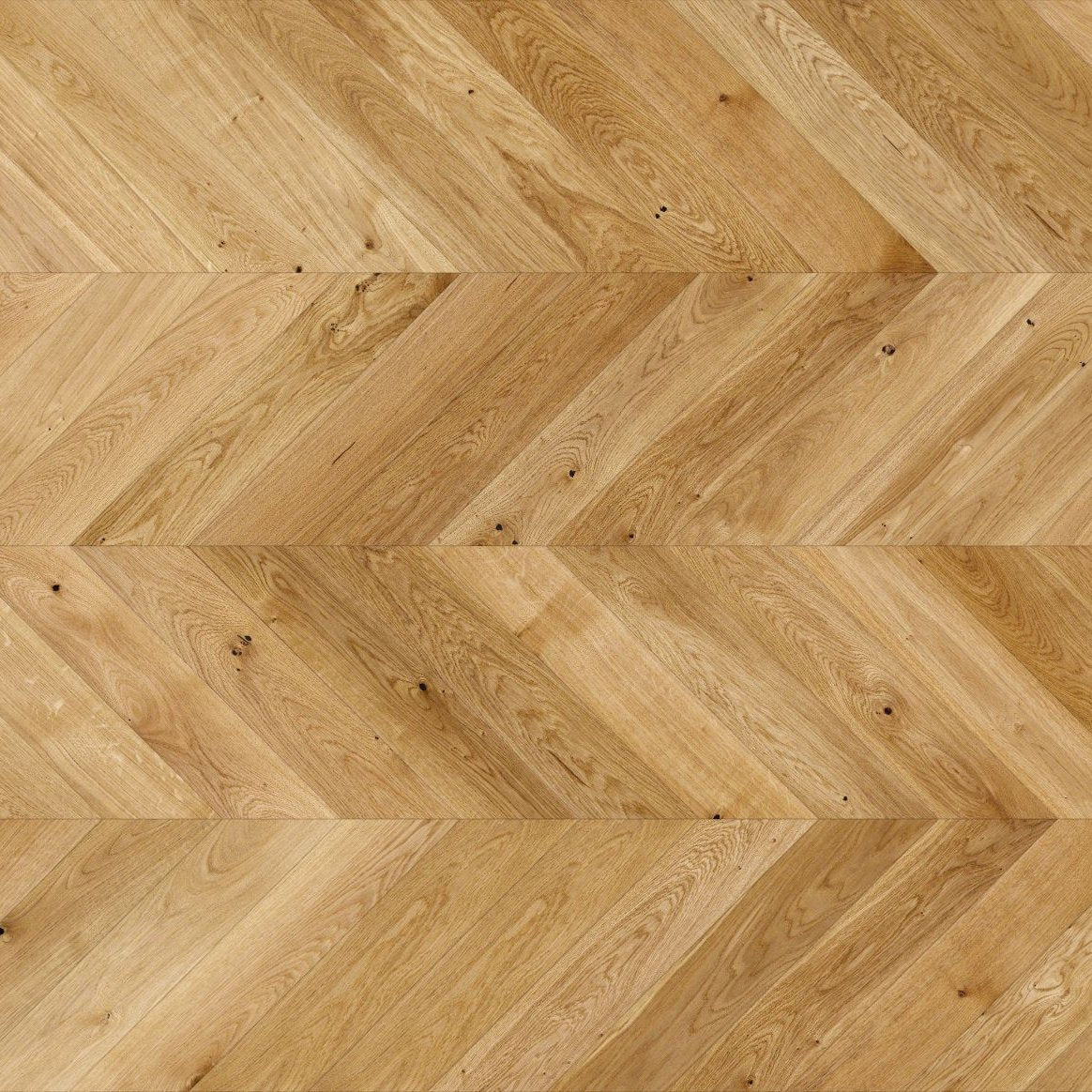 Natural chevron engineered wood