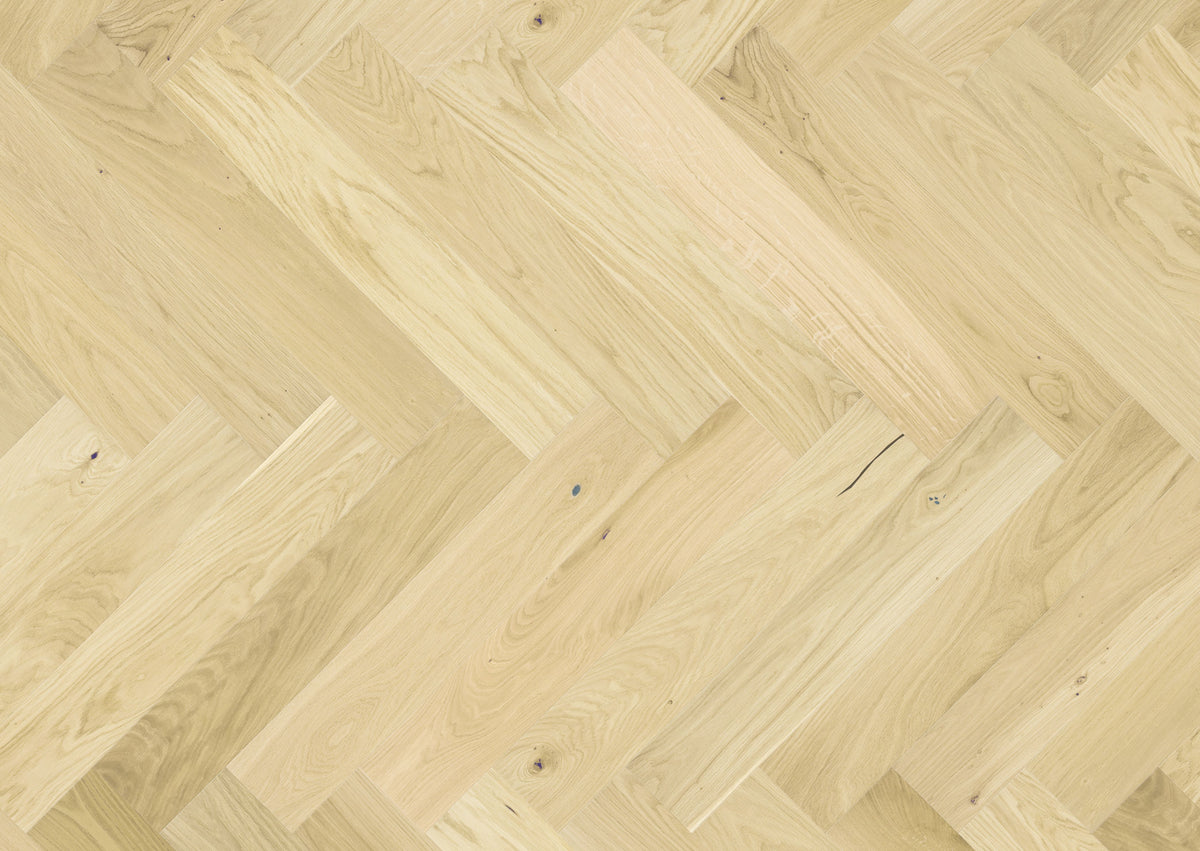 Natural herringbone engineered wood flooring