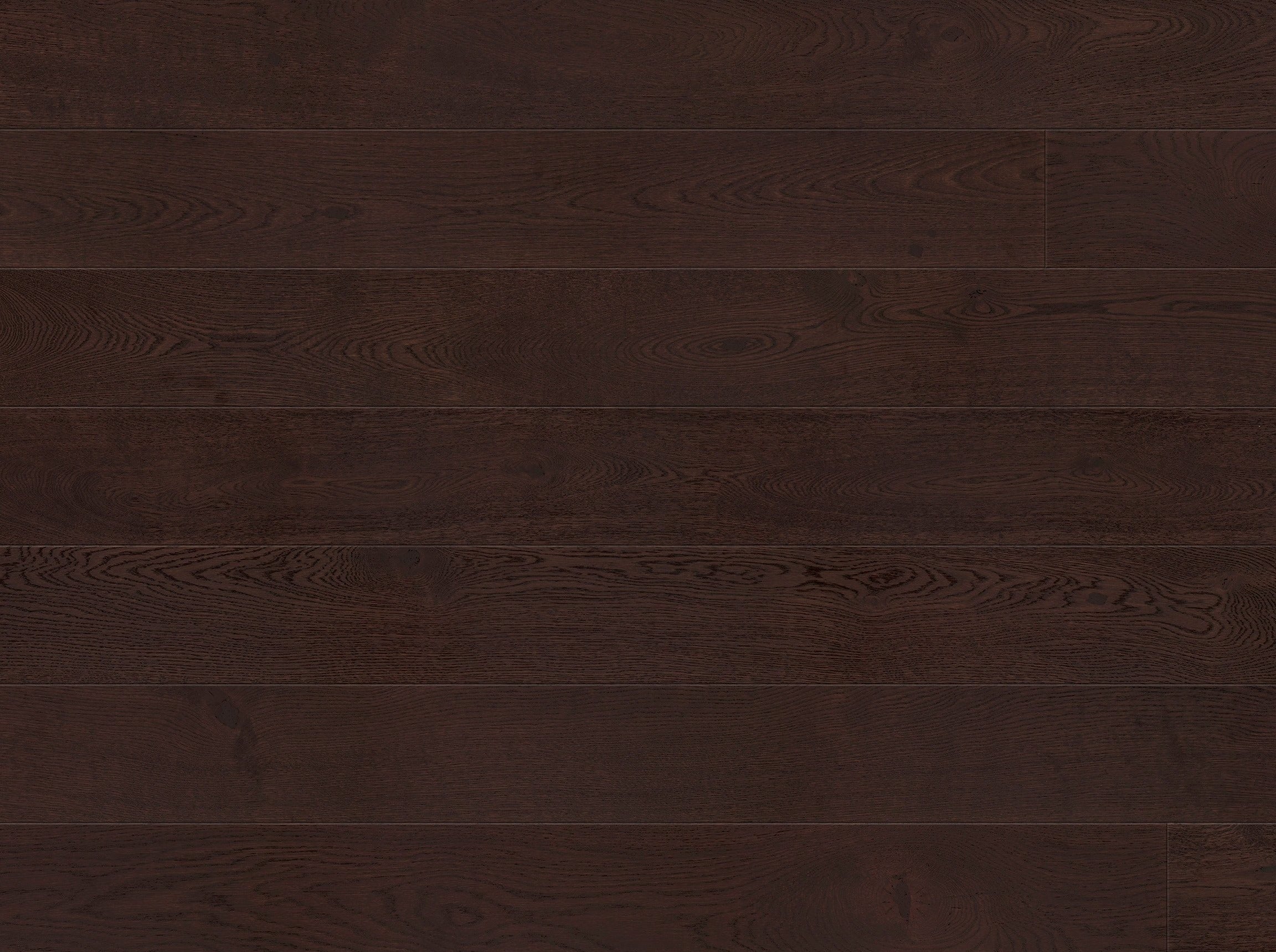 Chocolate brown engineered flooring interior