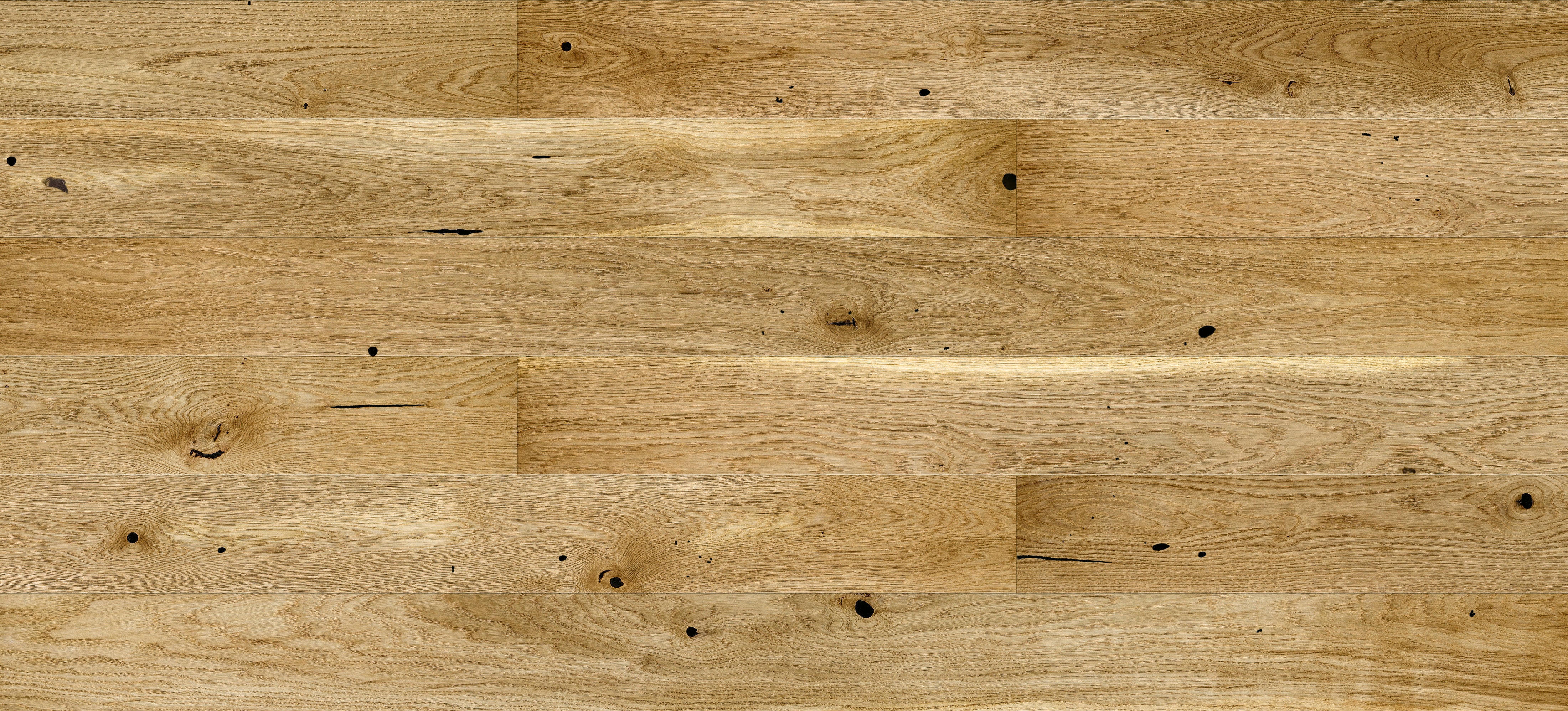 Rustic natural wood flooring open space