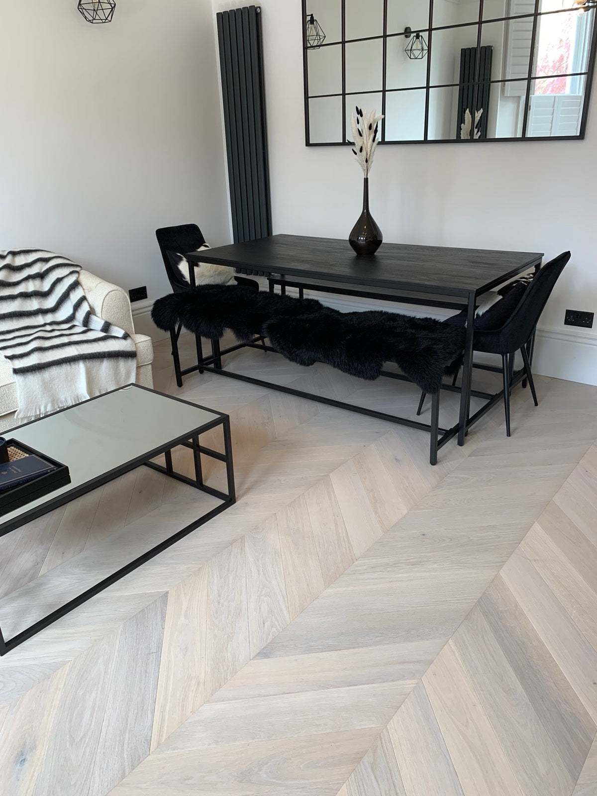 AR8458 Ashton &amp; Rose Dalton Chevron Free Sample (Cappuccino Oak)